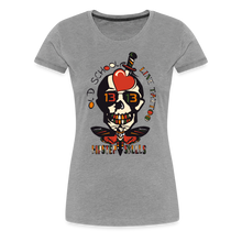 Charger l'image dans la galerie, T-shirt Femme Buterfly number 13 - gris chiné