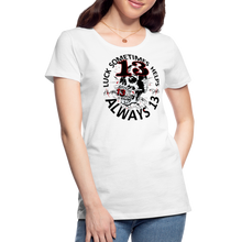 Charger l'image dans la galerie, T-shirt Femme Luck something helps - blanc