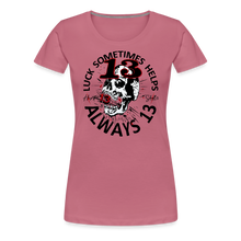 Charger l'image dans la galerie, T-shirt Femme Luck something helps - mauve