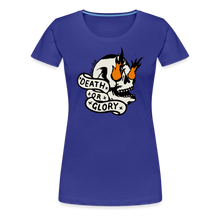 Charger l'image dans la galerie, T-shirt Femme Old school Death or Glory - bleu roi