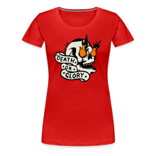 Charger l'image dans la galerie, T-shirt Femme Old school Death or Glory - rouge