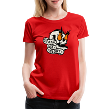 Charger l'image dans la galerie, T-shirt Femme Old school Death or Glory - rouge