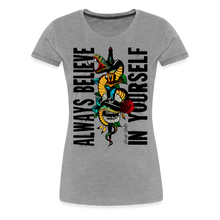 Charger l'image dans la galerie, T-shirt Femme Always believe - gris chiné