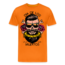 Charger l'image dans la galerie, T-shirt Homme Dia de los muertos - orange