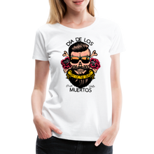 Charger l'image dans la galerie, T-shirt Femme Dia de los muertos - blanc