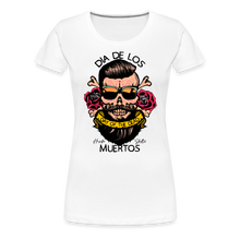 Charger l'image dans la galerie, T-shirt Femme Dia de los muertos - blanc