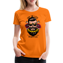 Charger l'image dans la galerie, T-shirt Femme Dia de los muertos - orange