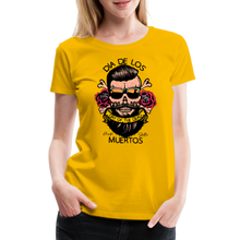 Charger l'image dans la galerie, T-shirt Femme Dia de los muertos - jaune soleil
