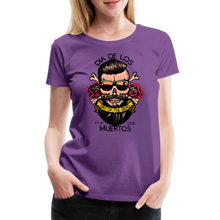 Charger l'image dans la galerie, T-shirt Femme Dia de los muertos - violet