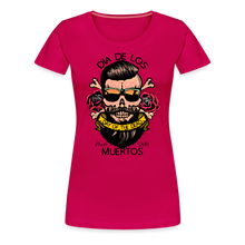 Charger l'image dans la galerie, T-shirt Femme Dia de los muertos - rubis