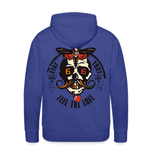 Charger l'image dans la galerie, Sweat-shirt à capuche hommes Feel the love - bleu royal