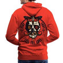 Charger l'image dans la galerie, Sweat-shirt à capuche hommes Feel the love - rouge