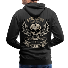 Charger l'image dans la galerie, Sweat-shirt à capuche hommes Classic motorbike - noir