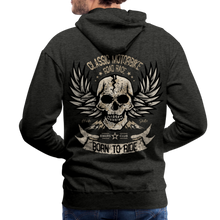 Charger l'image dans la galerie, Sweat-shirt à capuche hommes Classic motorbike - charbon