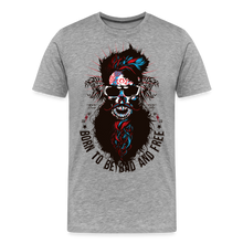 Charger l'image dans la galerie, T-shirt Homme Born to be bad - gris chiné