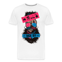 Charger l'image dans la galerie, T-shirt Homme cloud skull bomb flash - blanc