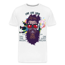 Charger l'image dans la galerie, T-shirt Homme Live Life Loud - blanc