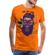 Charger l'image dans la galerie, T-shirt Homme Live Life Loud - orange