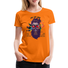 Charger l'image dans la galerie, T-shirt Femme Live Life Loud - orange