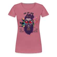 Charger l'image dans la galerie, T-shirt Femme Live Life Loud - mauve