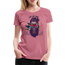 Charger l'image dans la galerie, T-shirt Femme Live Life Loud - mauve