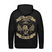 Charger l'image dans la galerie, Sweat-shirt à capuche hommes Live to Drive - noir