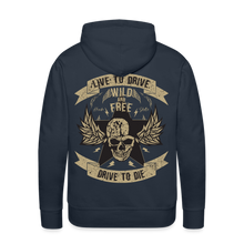 Charger l'image dans la galerie, Sweat-shirt à capuche hommes Live to Drive - marine