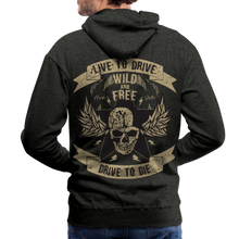 Charger l'image dans la galerie, Sweat-shirt à capuche hommes Live to Drive - charbon