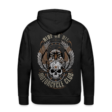Charger l'image dans la galerie, Sweat-shirt à capuche hommes Eagle Rider - noir