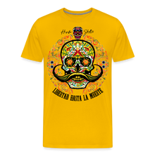 Charger l'image dans la galerie, T-shirt Homme Libertad hasta la muerte - jaune soleil