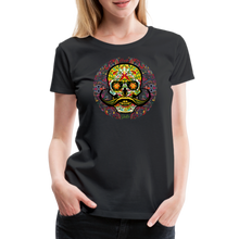 Charger l'image dans la galerie, T-shirt Femme Calavera mexicana - noir