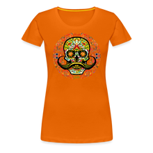 Charger l'image dans la galerie, T-shirt Femme Calavera mexicana - orange