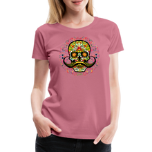 Charger l'image dans la galerie, T-shirt Femme Calavera mexicana - mauve