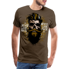 Charger l'image dans la galerie, T-shirt Homme Never Look Back - marron bistre