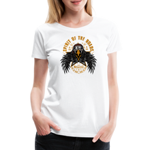 Charger l'image dans la galerie, T-shirt Femme Motorcycle vintage Eagle roads - blanc