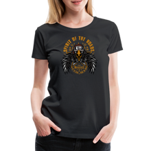 Charger l'image dans la galerie, T-shirt Femme Motorcycle vintage Eagle roads - noir