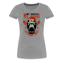 Charger l'image dans la galerie, T-shirt Femme Motorcycle Gorilla - gris chiné