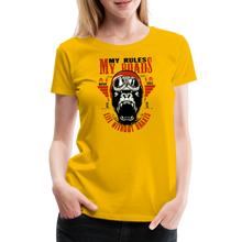 Charger l'image dans la galerie, T-shirt Femme Motorcycle Gorilla - jaune soleil