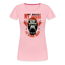 Charger l'image dans la galerie, T-shirt Femme Motorcycle Gorilla - rose liberty