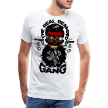 Charger l'image dans la galerie, T-shirt Homme Real bearded gang - blanc