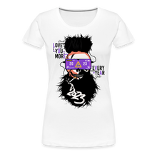 Charger l'image dans la galerie, T-shirt Femme Love you 2023 - blanc