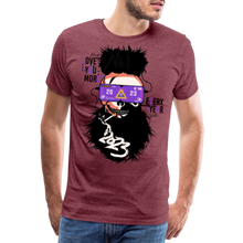 Charger l'image dans la galerie, T-shirt Homme Love you - rouge bordeaux chiné