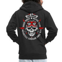 Charger l'image dans la galerie, Sweat-shirt Zippé à capuche Homme Ride or Die - noir