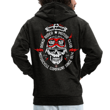 Charger l'image dans la galerie, Sweat-shirt Zippé à capuche Homme Ride or Die - charbon