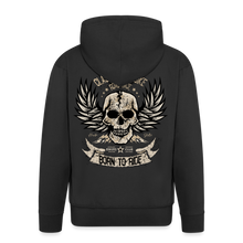 Charger l'image dans la galerie, Sweat-shirt Zippé à capuche Hommes Classic motorbike - noir