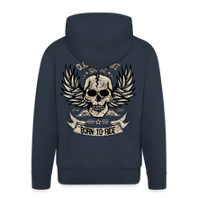 Charger l'image dans la galerie, Sweat-shirt Zippé à capuche Hommes Classic motorbike - marine