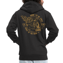 Charger l'image dans la galerie, Sweat-shirt Zippé à capuche Hommes Spirit of the Road - noir