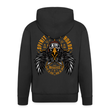 Charger l'image dans la galerie, Sweat-shirt Zippé à capuche Hommes Eagle roads - noir