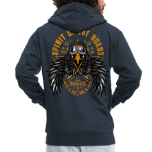 Charger l'image dans la galerie, Sweat-shirt Zippé à capuche Hommes Eagle roads - marine