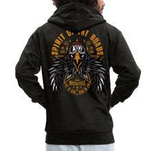 Charger l'image dans la galerie, Sweat-shirt Zippé à capuche Hommes Eagle roads - charbon